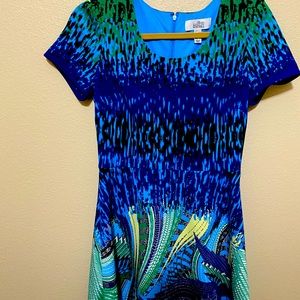 Belle by Badgley Mischka, fit and flare dress, 6.